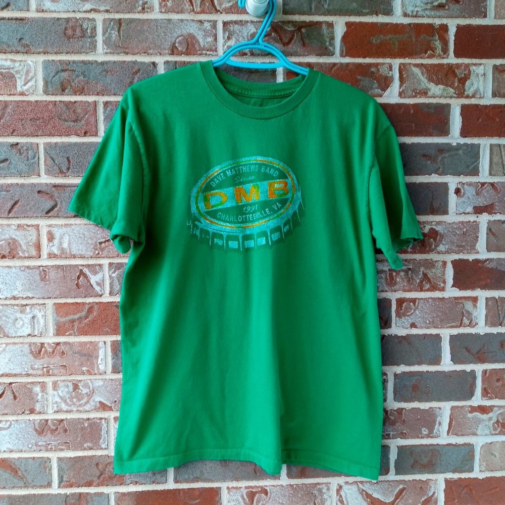 Dave Mathews Band Bottle Cap 1991 Charlottesville, Va. Tee Shirt